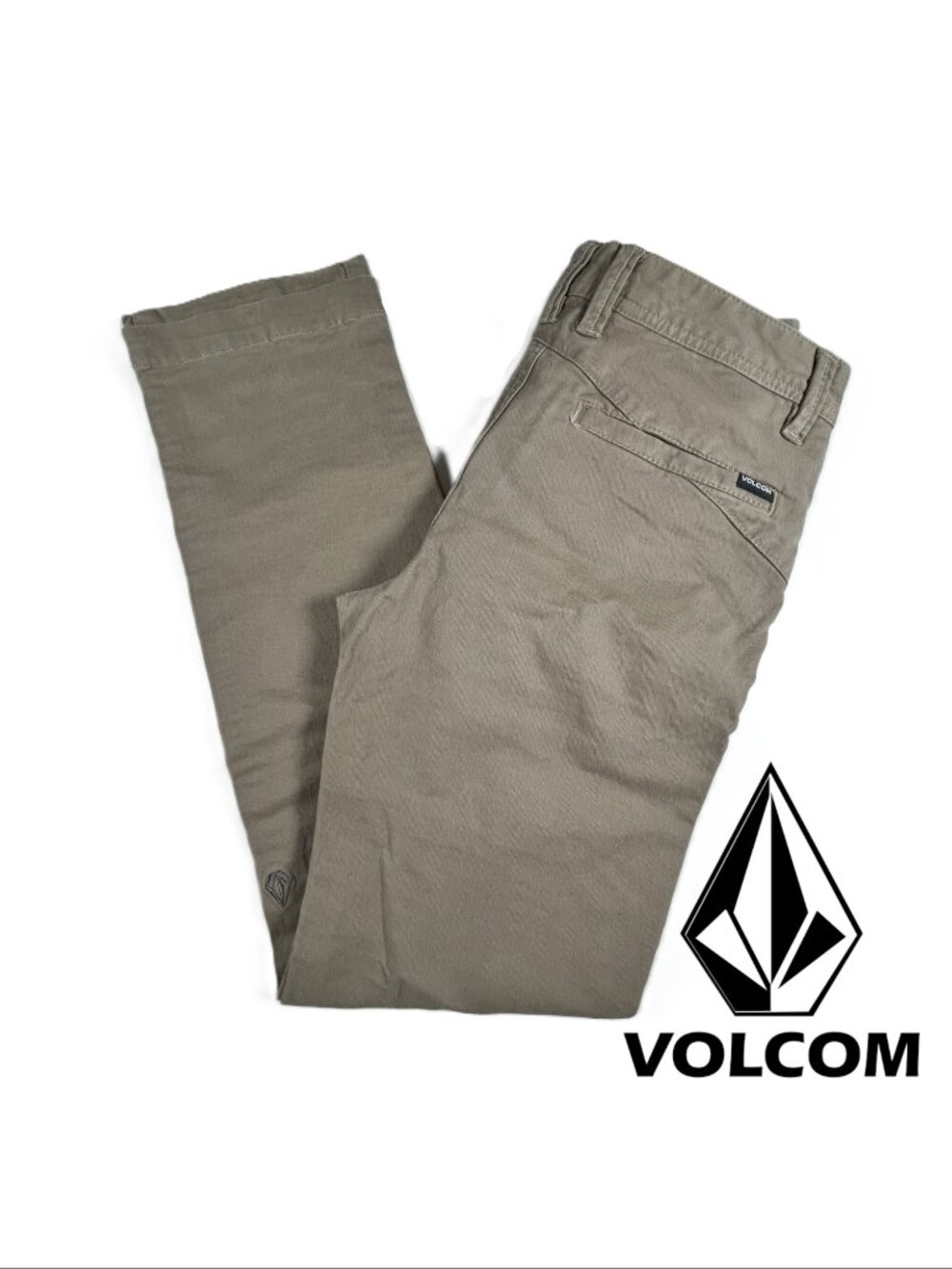Volcom Youth Chinos Khaki, Size 27